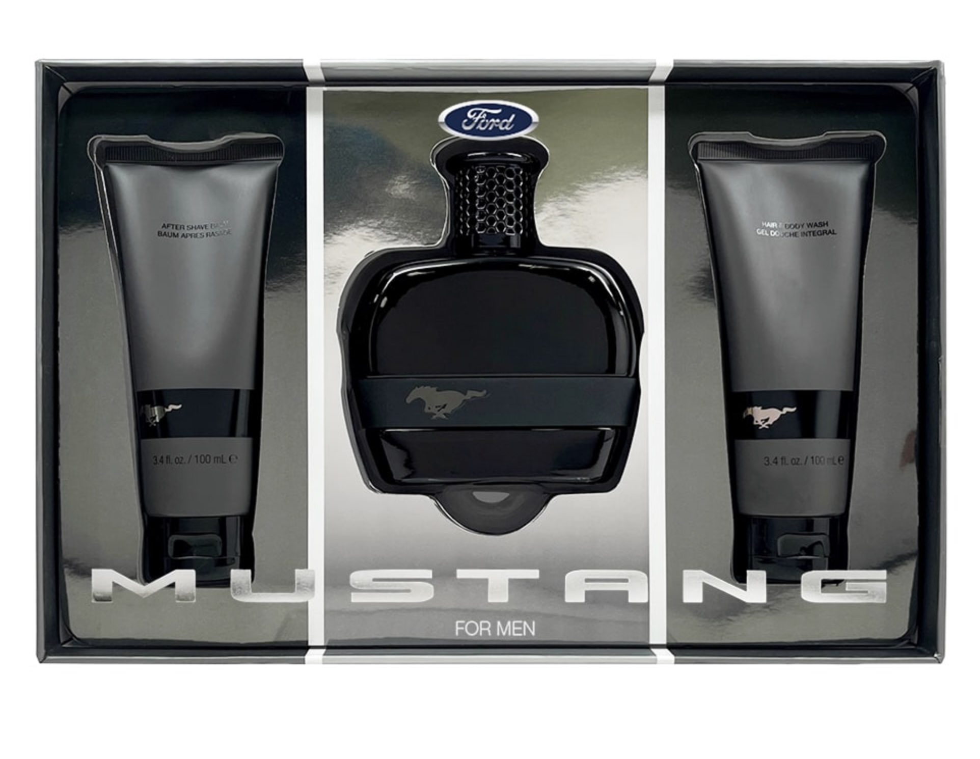 Amazon.com : Mustang Black by Mustang, 3 Piece Gift Set for Men
